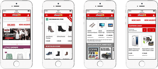 Shop24 responsive Frontend-Development