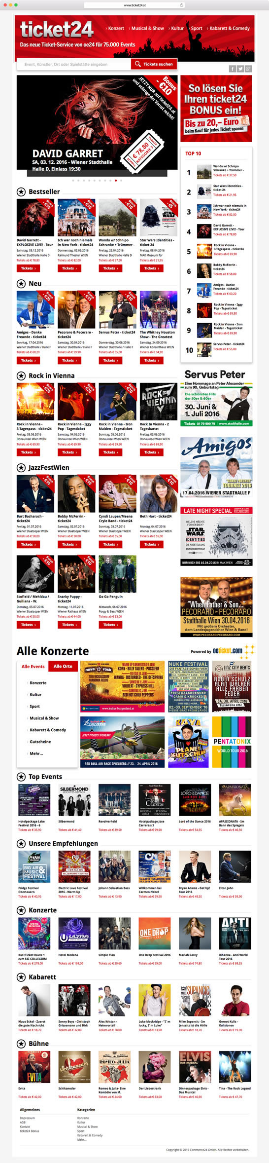 Ticket24 Website