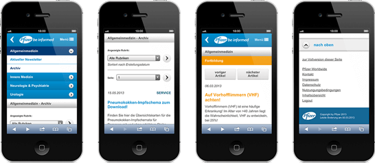 Pfizer be-informed mobile